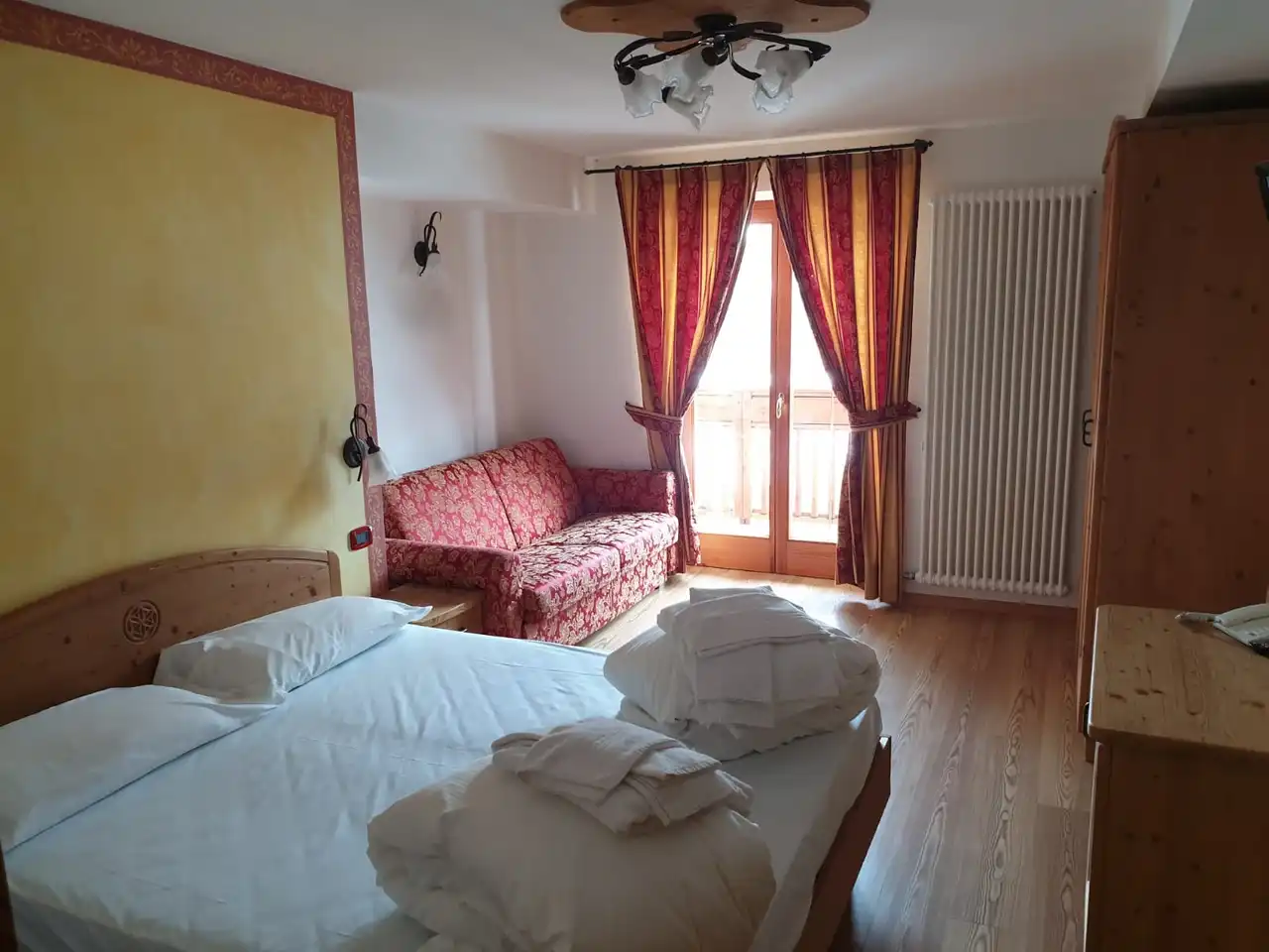 La Junior Suite con il salottino